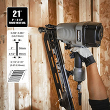 Load image into Gallery viewer, Pneumatic 21° Framing Nailer - Durable Air-Powered Nail Gun for Professionals