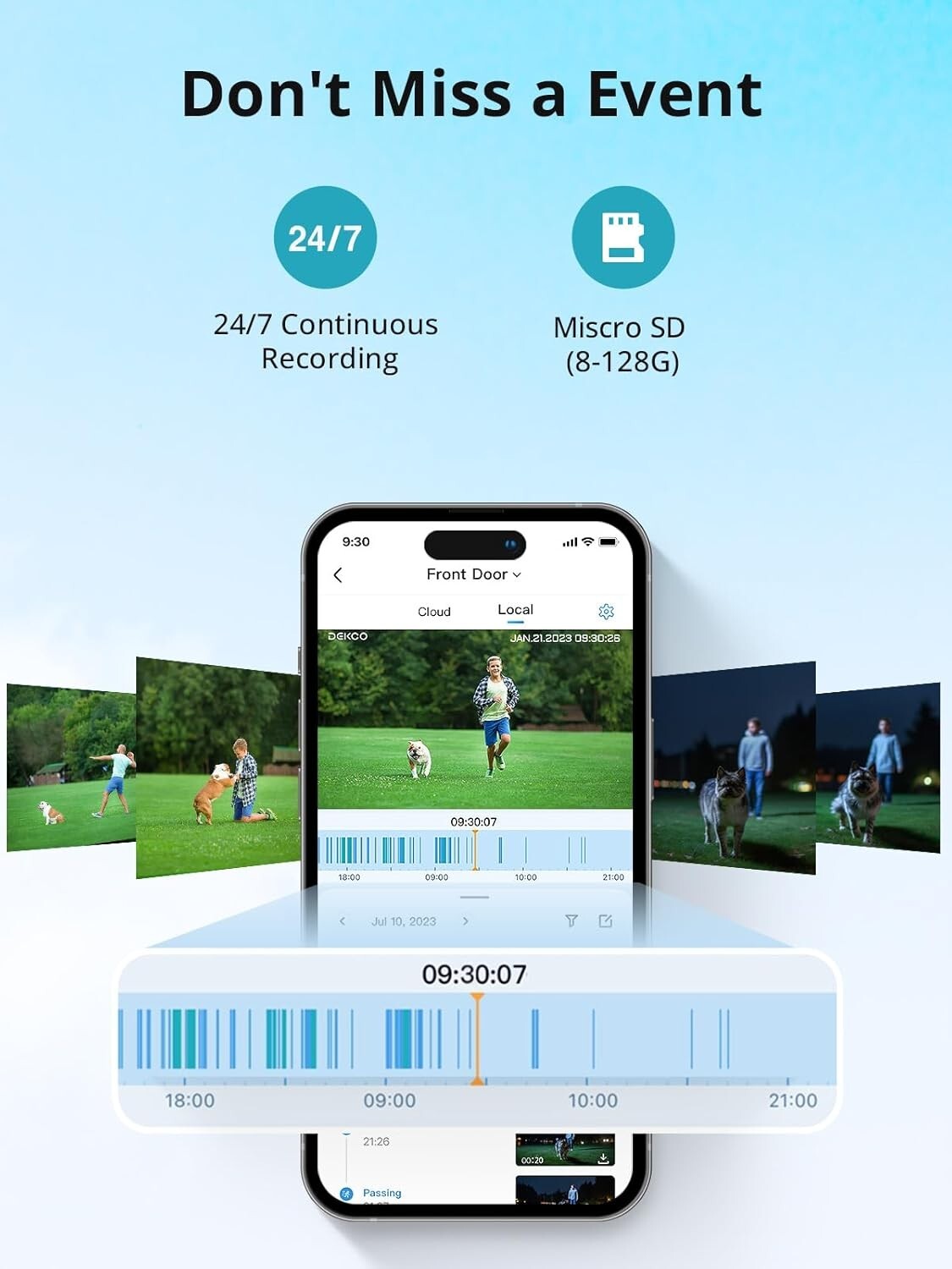 2K Outdoor Security Camera System - 180° Pan, Night Vision & Alexa Compatible