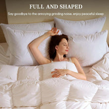 Load image into Gallery viewer, Luxury Hotel Collection King Size Goose Down Pillow Set - 2 Soft Support Pillows