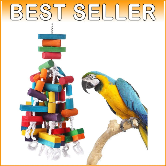 Unique 26.5" Parrot Chewing Toy - Perfect for Reducing Aggression in Birds