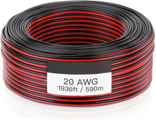 Load image into Gallery viewer, Flexible 20 Gauge 2-Conductor Cable - 590M Extension for LED Lighting Projects