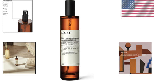 Cythera Aromatique Room Spray – Geranium & Woody Patchouli Elegance, 3.3 fl oz