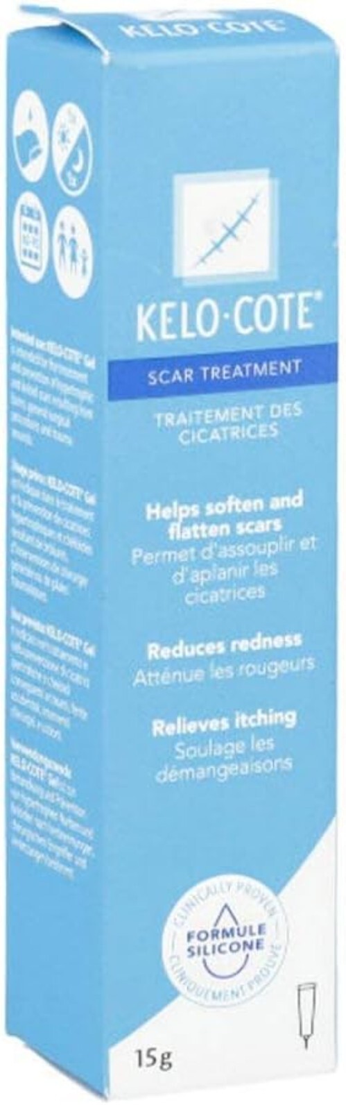 0.53 Oz Sinclair Unscented Gel for Scars - Reduces Redness & Improves Healing