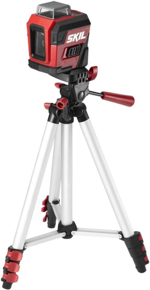 Self-Leveling Green 360° Laser Level w/Tripod - For Easy Alignment & Precision