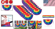 Load image into Gallery viewer, Durable Rainbow Bunting Flag Set - Perfect for Pride Month Outdoor Displays