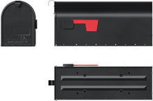 Load image into Gallery viewer, Contemporary Post-Mount Mailbox with Adjustable Latch and Rust-Resistant Finish