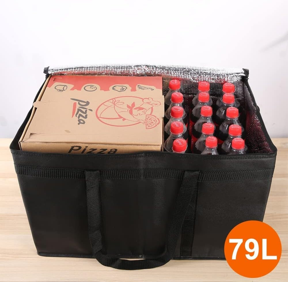 Spacious Insulated Grocery Bags Set of 4 - Store Hot & Cold Items Safely