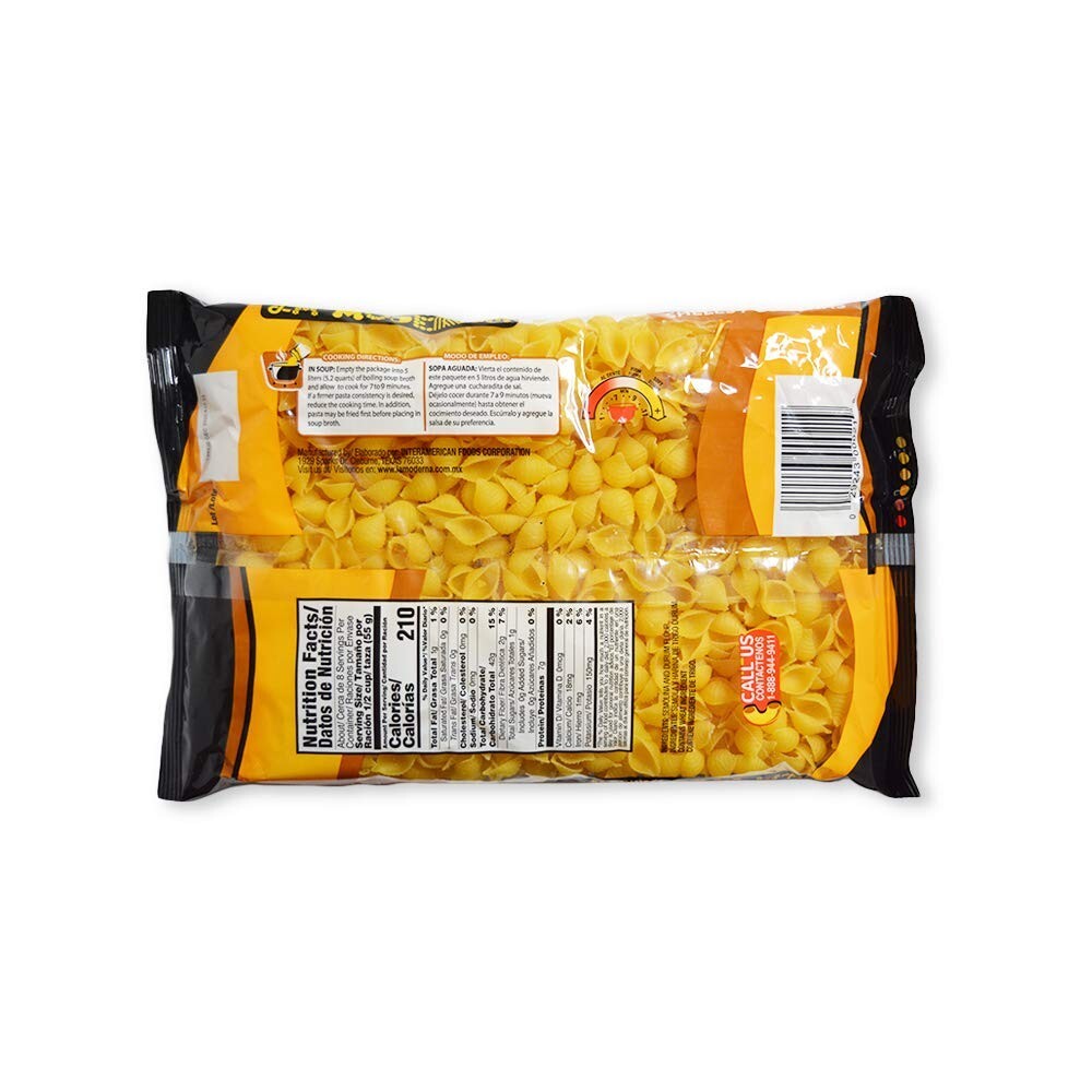 Classic Shell Pasta made with Durum Wheat – Easy, Quick Meals, Pack of 20