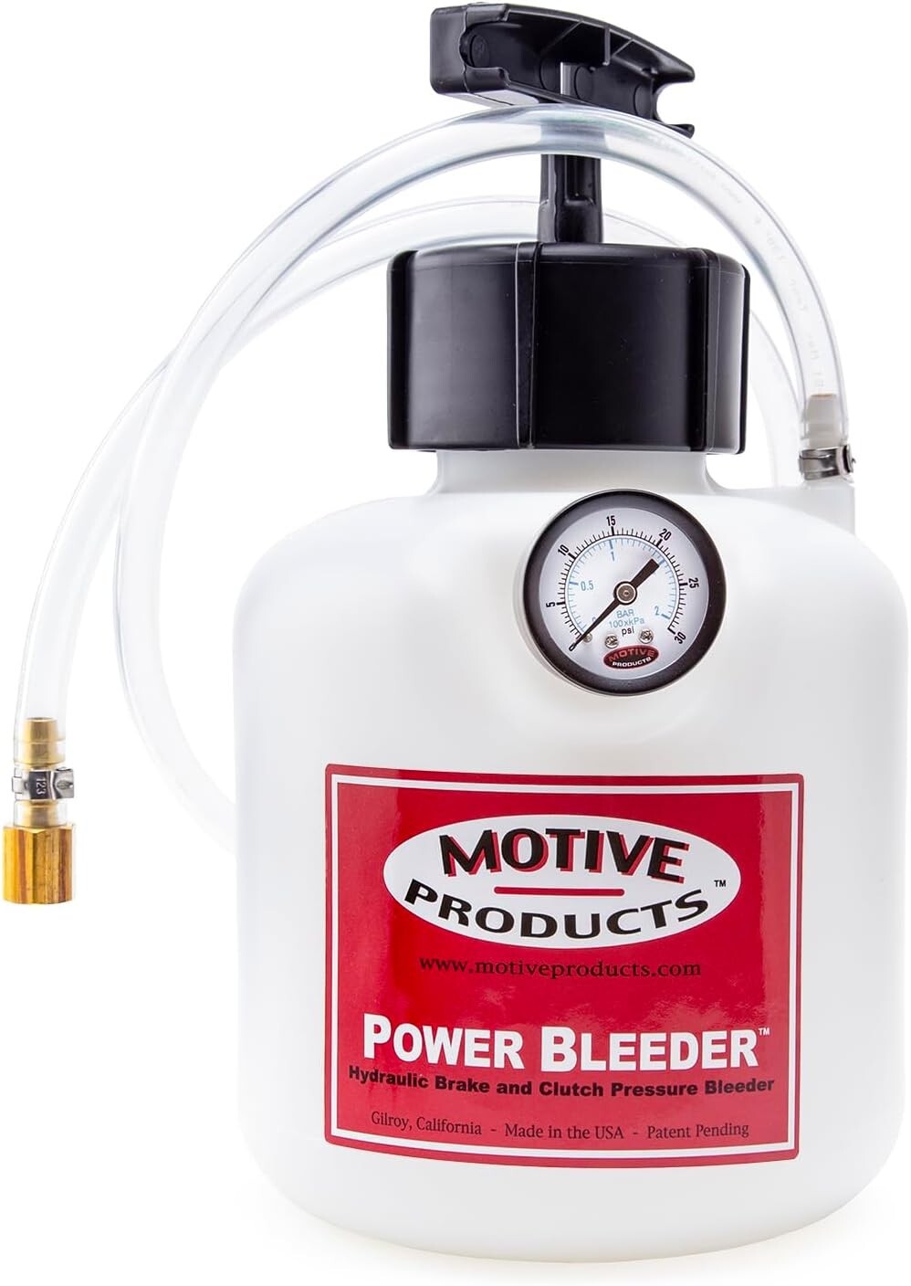 Durable 0 European Power Brake Bleeder Kit - Easy One-Person Operation