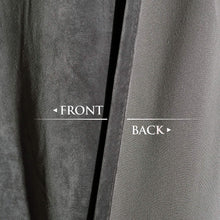 Load image into Gallery viewer, Elegant Grey Velvet Blackout Curtains 84" Long - Set of 2 Room Darkening Drapes