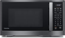 Load image into Gallery viewer, Sleek Black Stainless Steel Microwave Oven - Smart Sensor &amp; Easy Clean Features