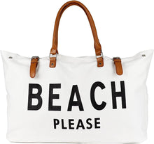 Load image into Gallery viewer, Versatile Waterproof Beach Bag with Snap Button Closure - Flexible Duffle Option