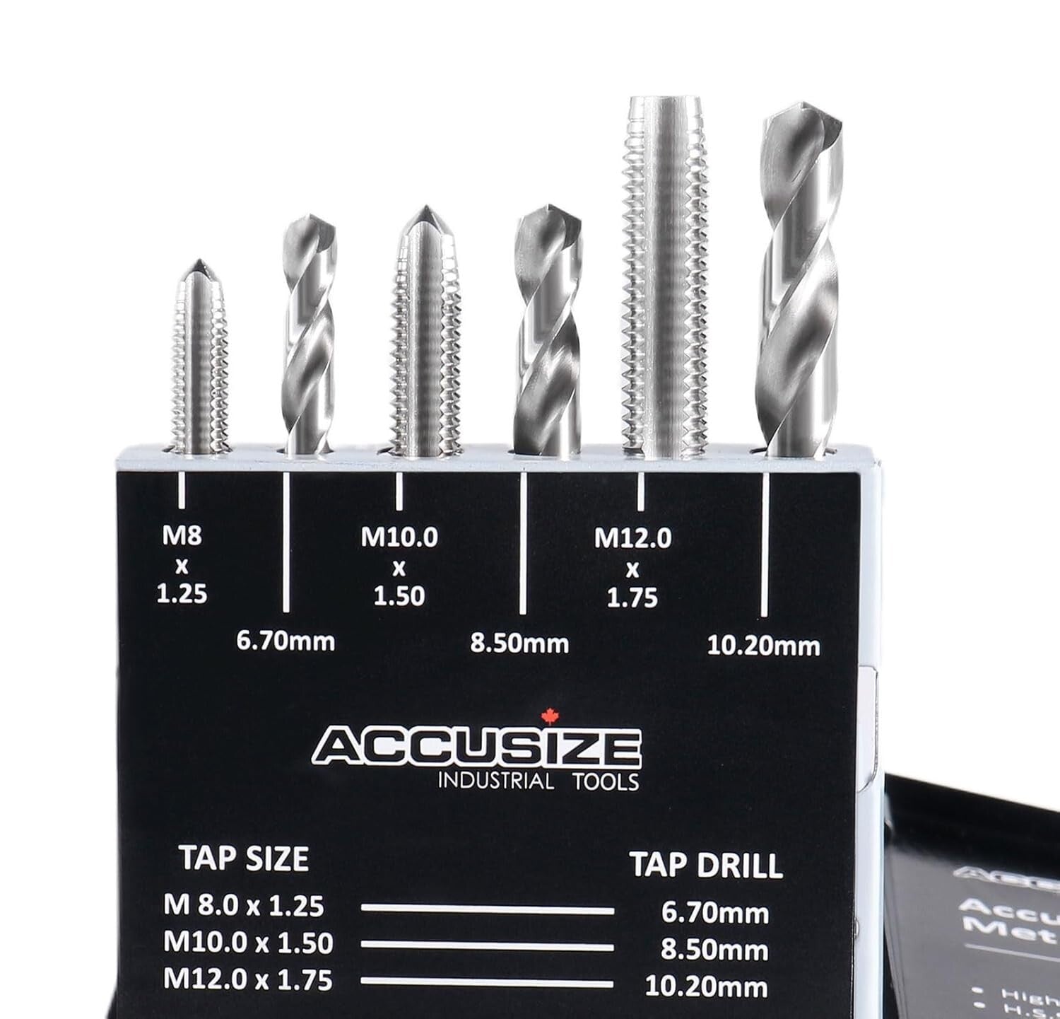 Precision Ground 18 Pc Metric Tap and Drill Set for Metalworking Efficiency