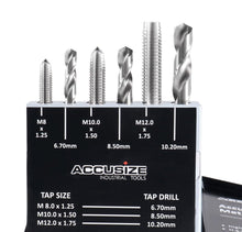 Load image into Gallery viewer, Precision Ground 18 Pc Metric Tap and Drill Set for Metalworking Efficiency