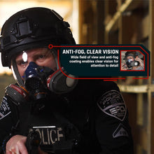 Load image into Gallery viewer, Lightweight Full Face Organic Vapor Mask with Premium Silicone Seal &amp; Filters
