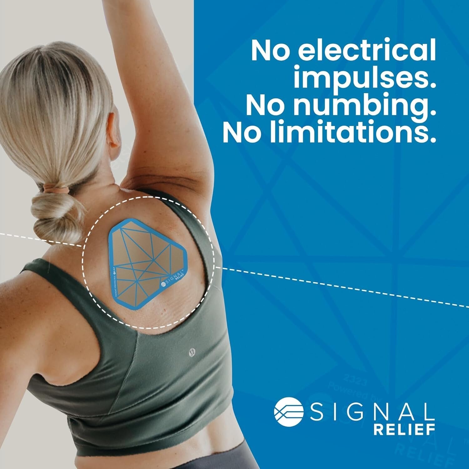Signal Technology Pain Relief Patches - Non-Drug Solution for Active Lifestyles