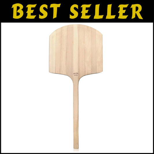 Restaurant-Grade 18" Wooden Pizza Peel with 24" Handle - Sturdy and Lightweight