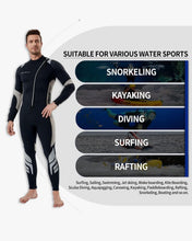 Load image into Gallery viewer, Durable Long Sleeve 3mm Wetsuit with Front Zip - Men’s Water Sport Essential