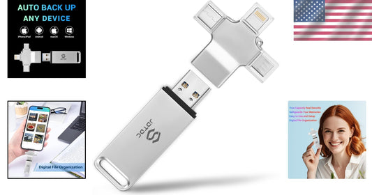 Fast 128GB USB 3.0 Photo Stick - Multi-Device Backup Solution for All Your Needs