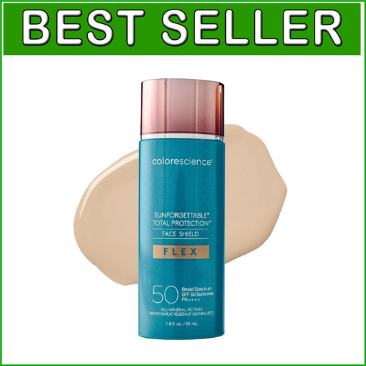 Total Protection Face Shield with SPF 50 - Fragrance-Free Sunscreen, 1.8 fl. oz.