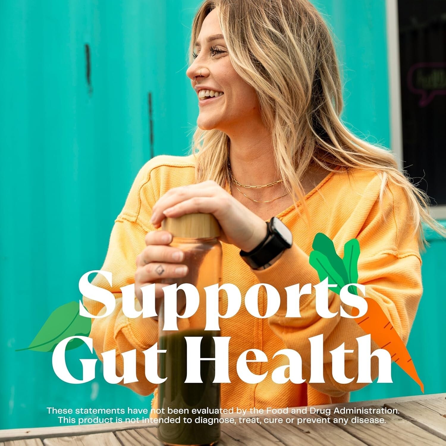 Delicious Organic Super Greens Powder for Daily Health & Wellness - 1.76 lbs