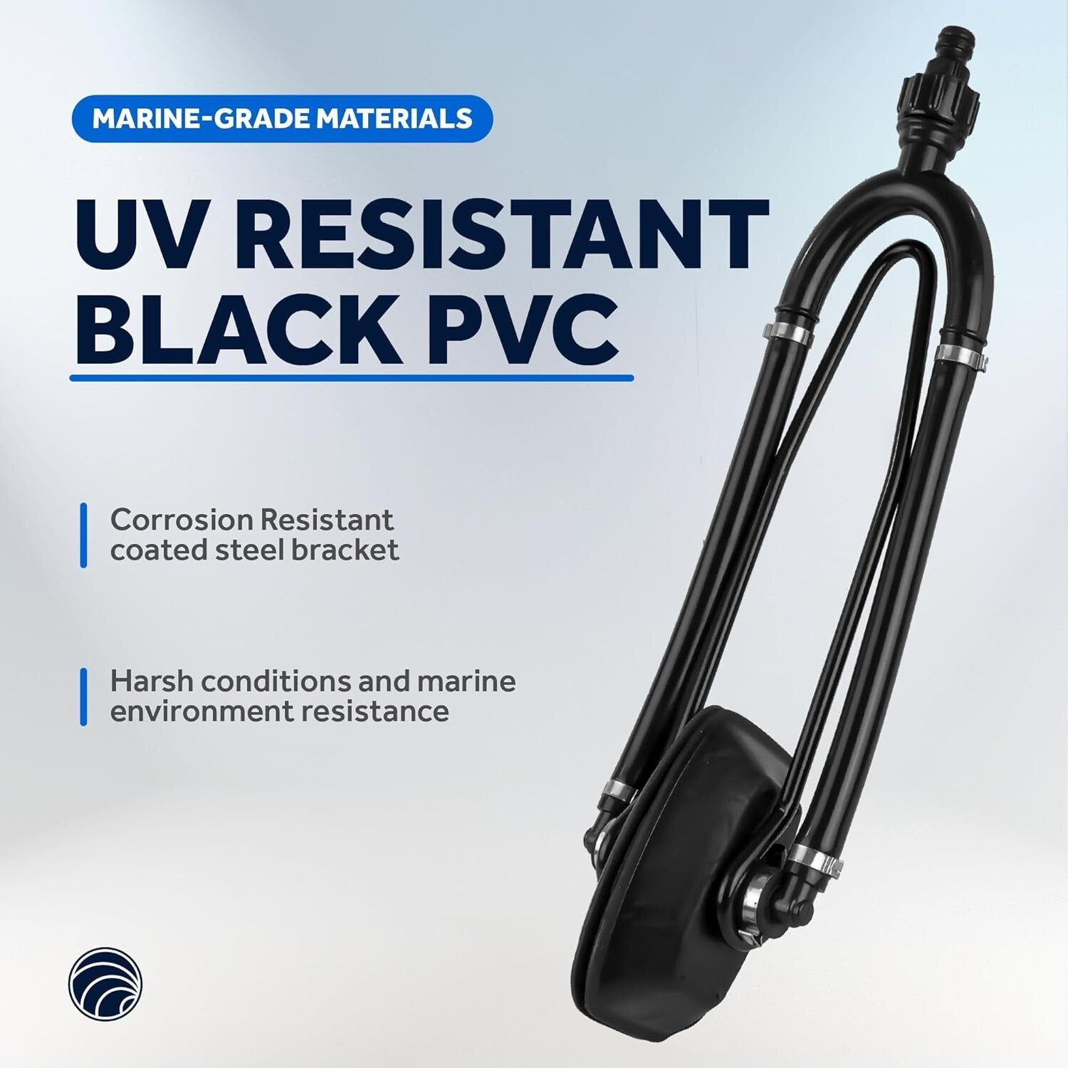 Premium Dual-Feed Outboard Motor Muffs with Quick Connect for Easy Flushing