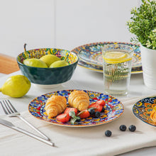 Load image into Gallery viewer, Artistic Bohemian Plate Set of 6 - 8.5-Inch Ceramic Dinnerware for All Occasions