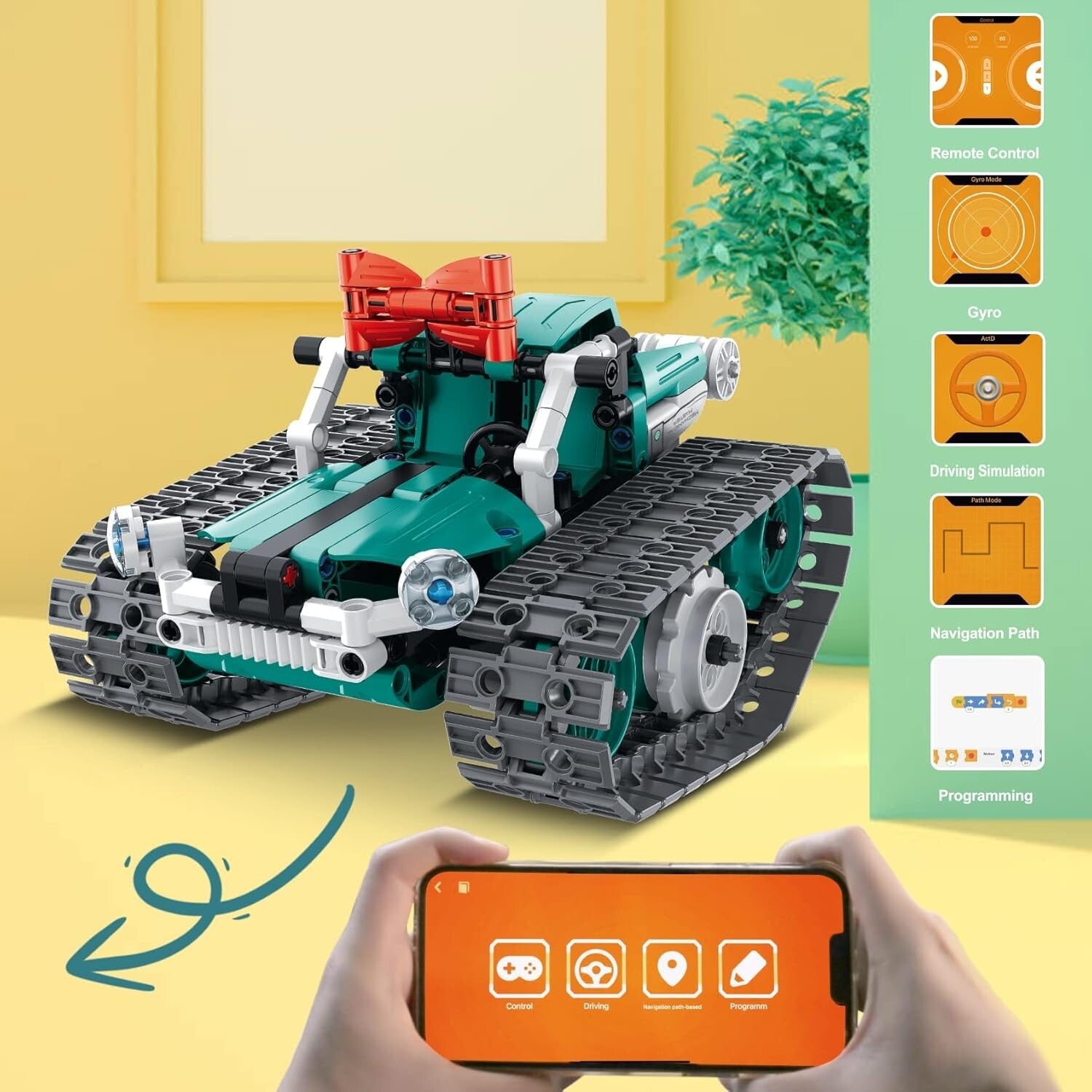 Educational 3-in-1 RC Robot Building Set for Kids - Perfect Gift for Ages 8-14