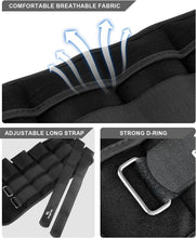 Load image into Gallery viewer, Versatile Ankle Weights Set 15 lbs Pair for Strength &amp; Rehab Training