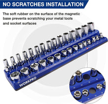 Load image into Gallery viewer, Efficient 4-Piece Socket Storage Set with Magnetic Base - For Tool Enthusiasts