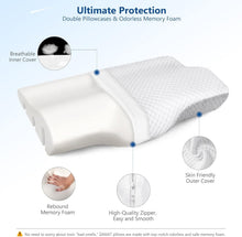 Load image into Gallery viewer, Ergonomic Cervical Pillow with Washable Cover - Alleviate Neck Pain Effortlessly