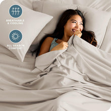 Load image into Gallery viewer, All-Season Luxury King Sheet Set - Lightweight Microfiber with Deep Pockets