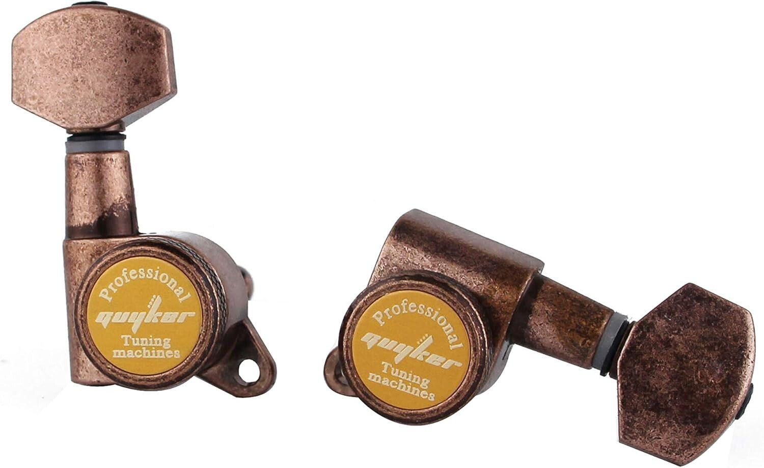 1:18 Gear Ratio Locking Tuners 3L + 3R - Ideal for Electric & Acoustic Guitars