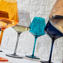 Load image into Gallery viewer, Charming Jewel Crystal Wine Glass Set of 6 - Ideal for Dinner and Gatherings