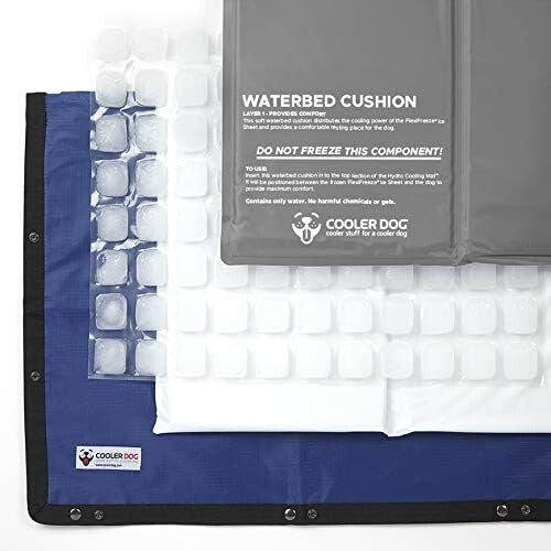 Triple Layer Dog Cooling Mat with Ice Sheets - Perfect for Heat-Sensitive Pets