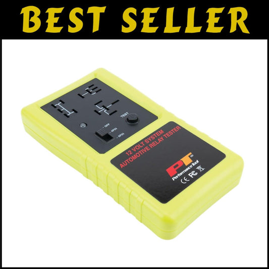 Lightweight Cordless Relay Tester for 12V Automotives - Green/Red LED Alerts