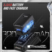 Load image into Gallery viewer, Portable 20V Brushless Impact Gun Kit with Fast Charger and Bright LED Light