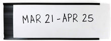 Load image into Gallery viewer, 25-Pack 3x8 Inch Magnetic 'C' Channel Label Holders for Efficient Organization