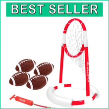 Load image into Gallery viewer, Splash Pass Football Game: Fun Pool Activity with 4 Footballs - Ultimate Summer