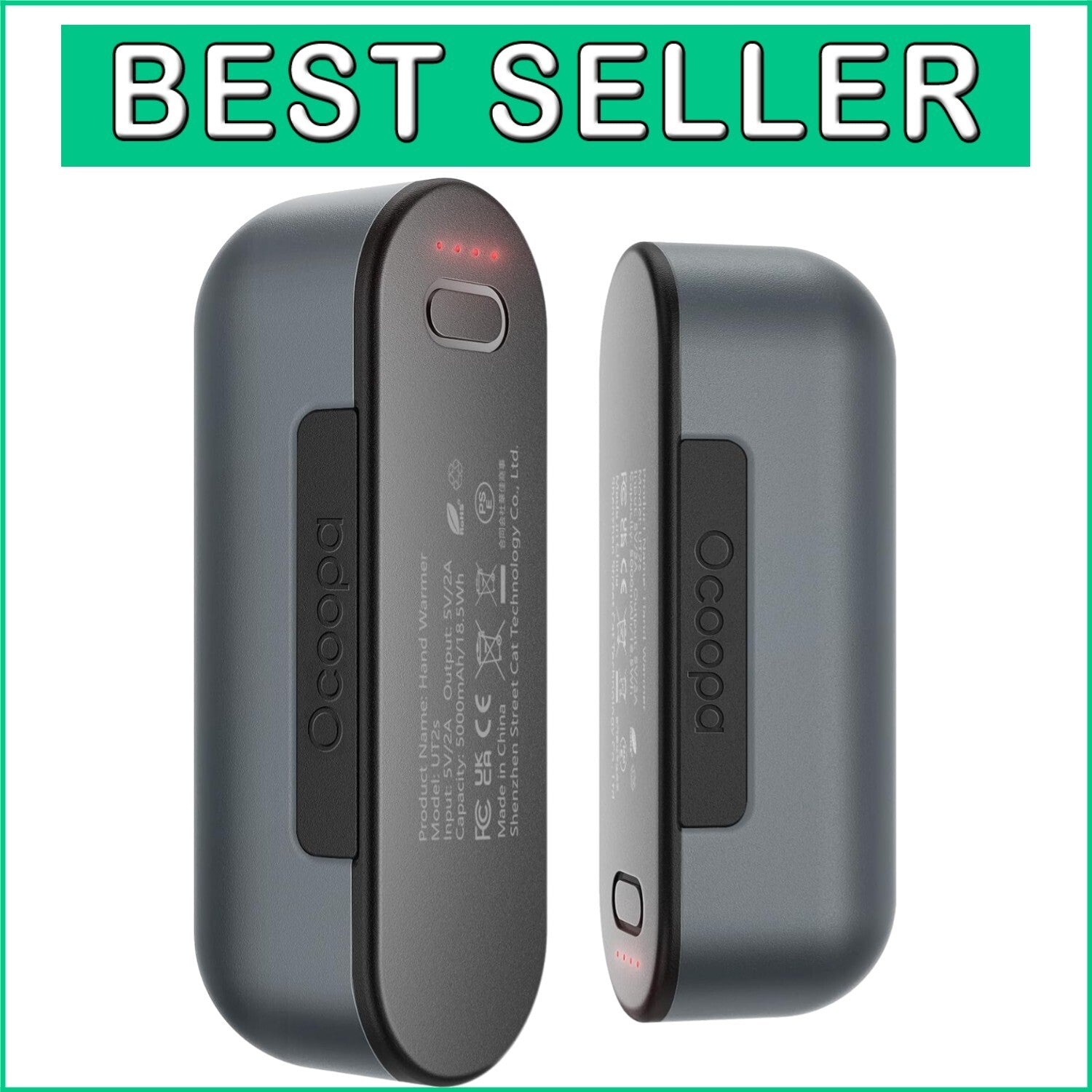 Portable Electric Hand Warmers with 4 Heat Levels - Ideal for Golf & Camping