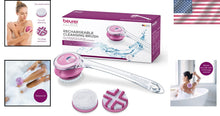 Load image into Gallery viewer, Cordless Electric Body Scrubber - Waterproof and Rechargeable Exfoliating Brush