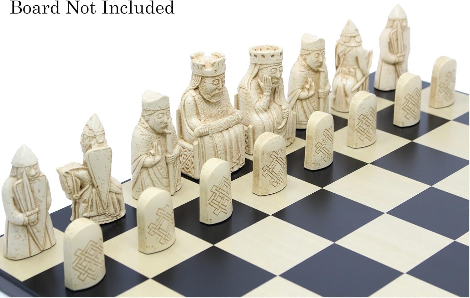 Authentic Isle of Lewis Chessmen - British Made with Superb Gift Packaging