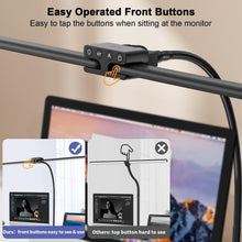 Load image into Gallery viewer, 24W LED Desk Lamp with Flexible Clamp - Illuminate Your Home Office Elegantly
