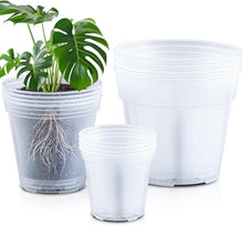 Load image into Gallery viewer, Versatile 12-Pack Clear Nursery Pots with Drainage for Indoor and Outdoor Plants