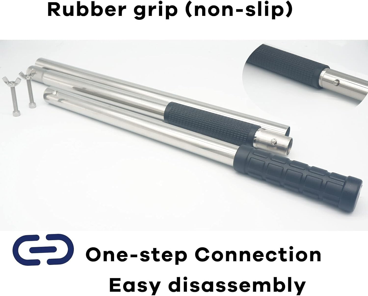 Efficient Sand Crab Catcher – Sharp Tooth Rake, 47-Inch Detachable Handle