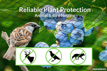 Load image into Gallery viewer, Weather-Resistant 7.5 x 100 ft Heavy Duty Garden Netting to Shield Against Pests
