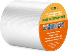 Load image into Gallery viewer, Upgraded 6" Waterproof Butyl Seal Tape 33' Long for Efficient Leak Proofing