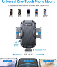 Load image into Gallery viewer, Ultimate Car Phone Holder: Military-Grade Stability &amp; 360° Adjustability, Black