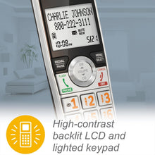 Load image into Gallery viewer, Smart Long-Range DECT 6.0 Cordless Phone with 5 Handsets &amp; Easy-to-Read Display