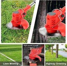 Load image into Gallery viewer, Lightweight Cordless Weed Wacker - Includes 2 Batteries &amp; Various Cutting Blades
